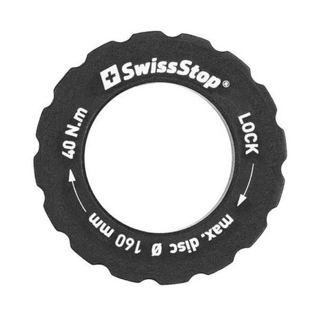 Disco de bloqueo central Swissstop lockring máx. 160 mm (2,15 mm de espesor)
