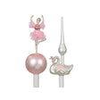 Cisne bailarina con pico Decoris de cristal de aprox. 29cm