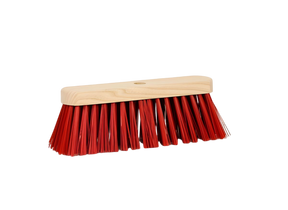 Luva escoba de calle madera fibra artificial rojo 29cm