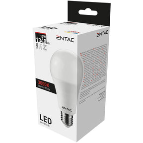 Lámpara LED Entac 15w - casquillo E27, 3000 kelvin blanco cálido, 1340 lúmenes