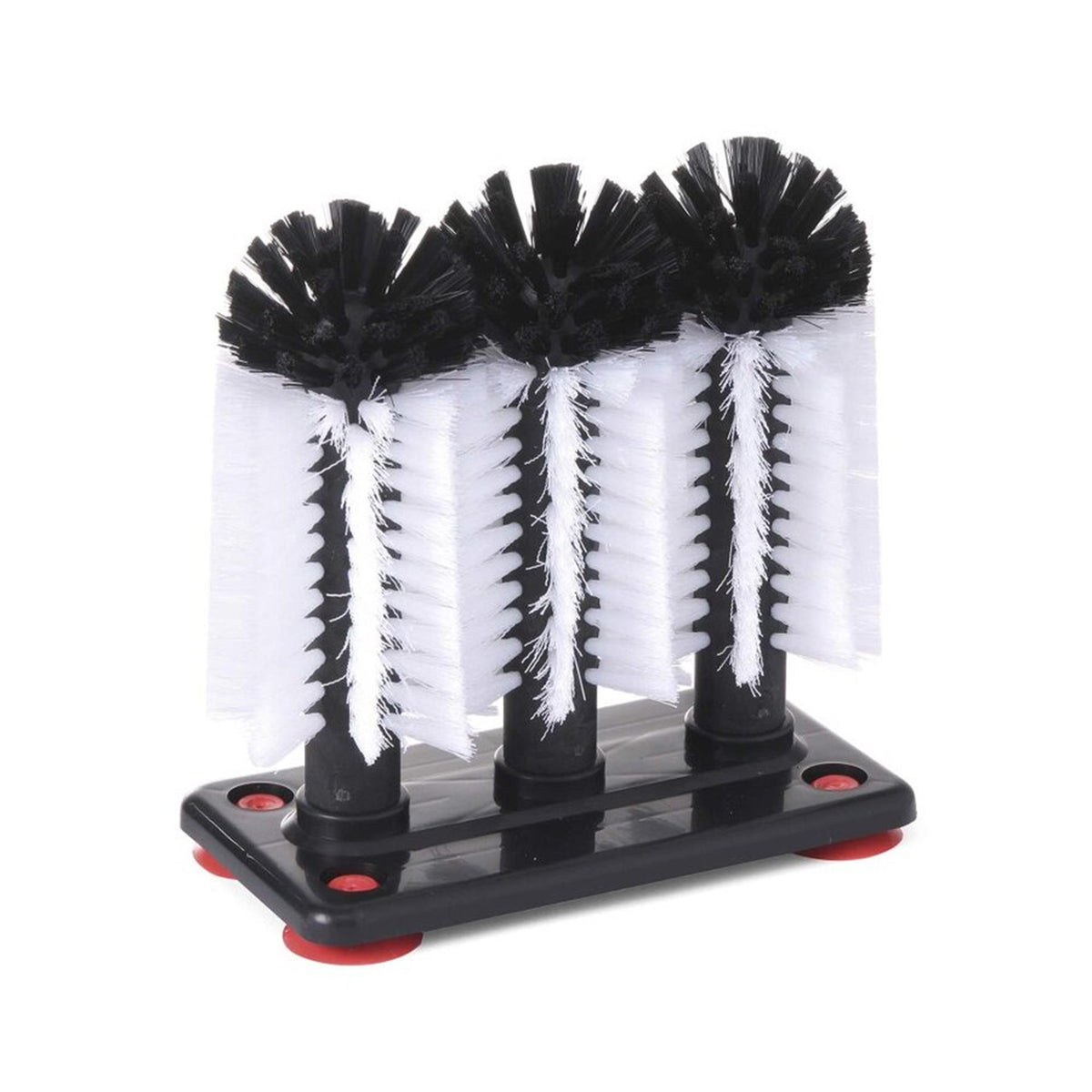 Cepillo para lavar vasos de cerveza Luva plato de plástico de 3 piezas 19x10xh18cm