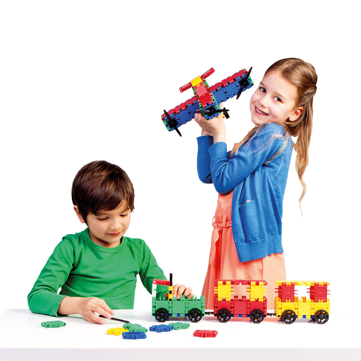 Clics construye un cubo de juego, 8 en 1