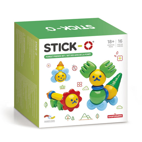 Set Stick-o amigos del bosque, 16 piezas.