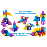 Blockaroo caja de robot con bloques magnéticos de espuma, 10 uds.