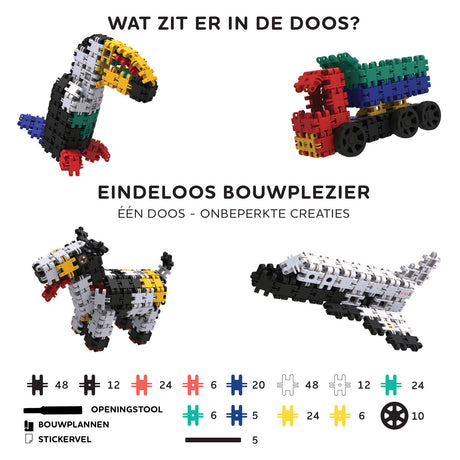 Clics nano - constructores creativos, 250 uds.