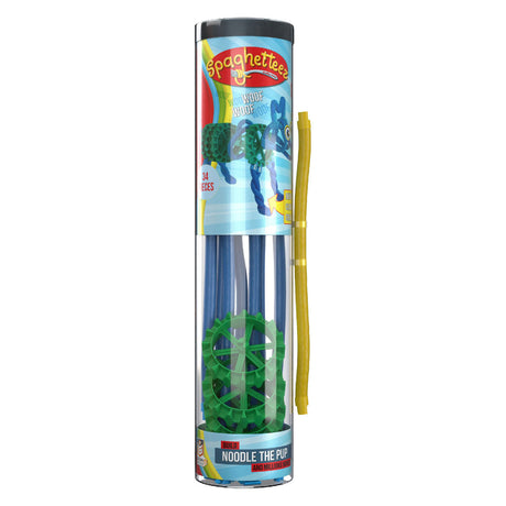 Spaghetteez noodle the pup varillas de construcción flexibles, 34 uds.