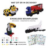 Clics nano - constructores creativos set de 2000 piezas - bloques de construcción 15 en 1 - juguetes hechos de plástico 100% reciclado - juguetes 8, 9, 10, 11, 12 años - juguetes de construcción