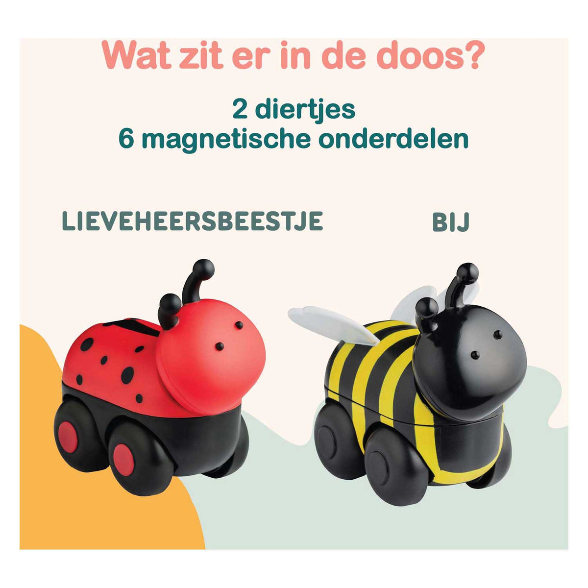 Caja insectos con ruedas Clics magimals - 6 uds.