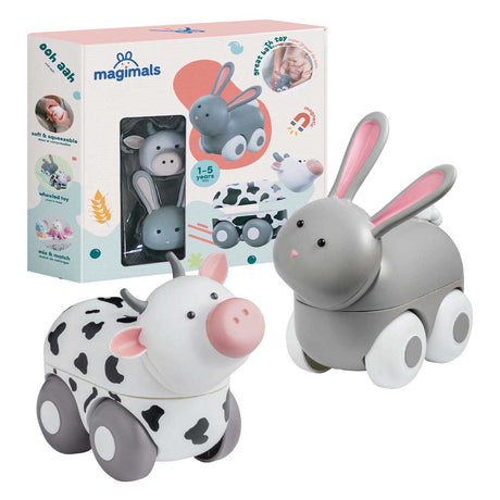 Caja granja con ruedas Clics magimals - 6 uds.