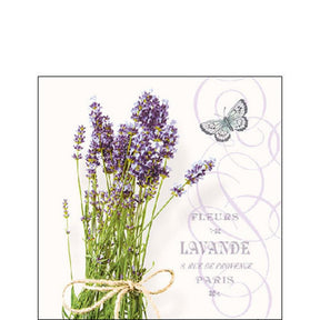 Servilleta Ambiente 25cm ramo de lavanda
