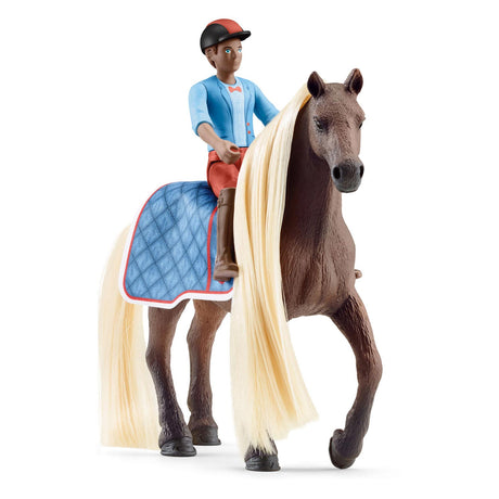 Schleich club de caballos set de iniciación leo rocky 42586
