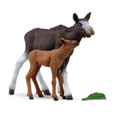 Schleich Wildlife Moose con ternero 42603
