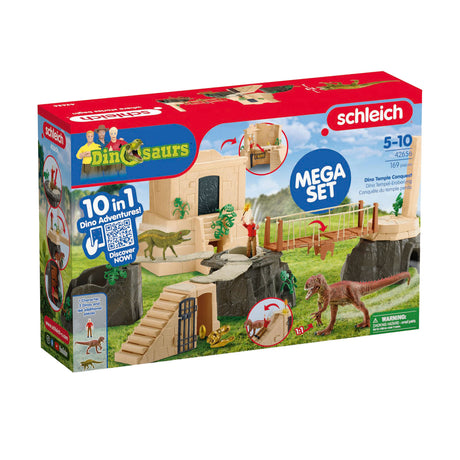 Conquista del templo de los dinosaurios Schleich 42656