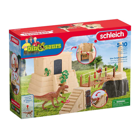 Schleich dinosaurios conquista del templo de los dinosaurios 42657