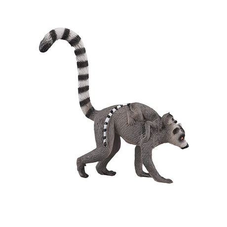 Mojo fauna lémur de cola anillada con bebé - 387237
