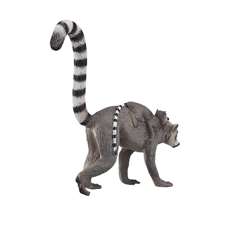 Mojo fauna lémur de cola anillada con bebé - 387237