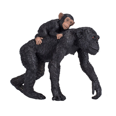 Mojo fauna chimpancé con bebé - 387264