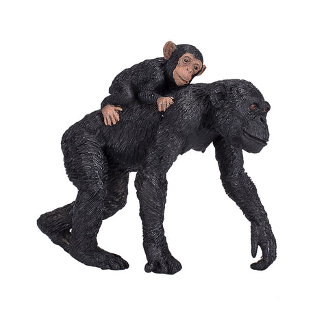 Mojo fauna chimpancé con bebé - 387264