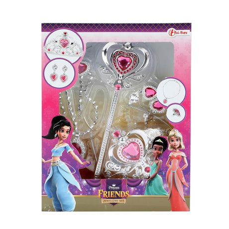 Toi-toys toi toys conjunto de joyas princesa - tiara + bastón