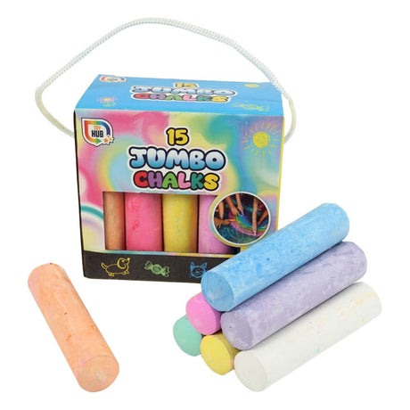 Tiza para aceras 9,5 cm - 15 unidades.