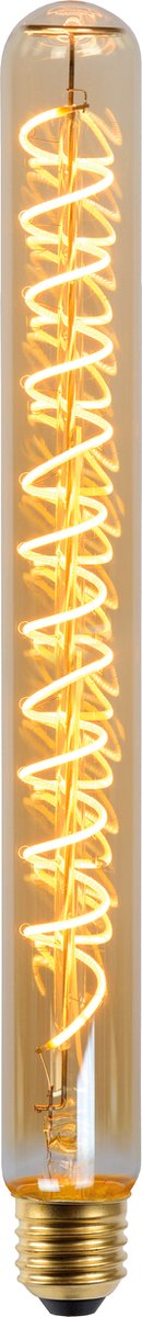 Lucide t32 - lámpara de incandescencia - ø 3,2 cm - LED regulable - E27 - 1x4,9W 2200K - ámbar