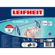 Tendedero colgante Leifheit classic 25 - longitud de secado 2,5 m longitud de secado - blanco azul