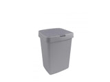 Sunware cubo de basura delta 25 litros tapa abatible plástico gris 39,7x34,5x56,4cm