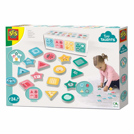 Sus pequeños talentos lo ordenan, encuentran todos los colores juntos.