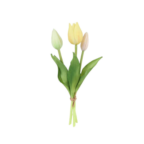 Flor artificial tulipán holandés sally 3x mixto 25cm