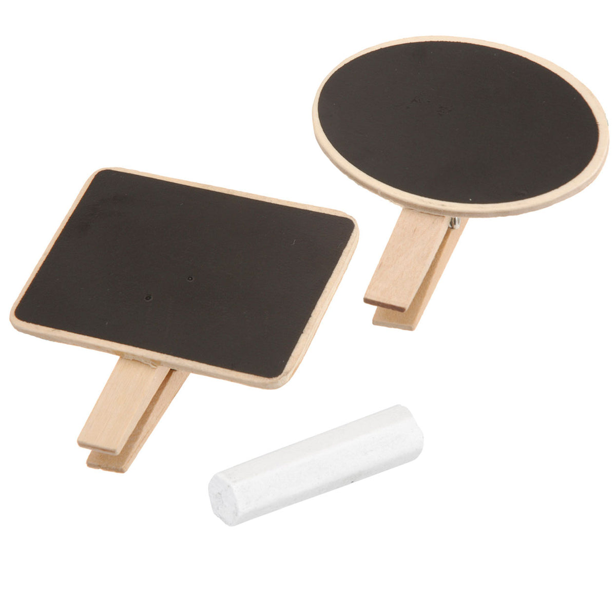 Mini pizarra en pinza para la ropa.
