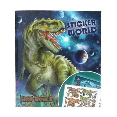 Libro del mundo de pegatinas del mundo de Depesche dino