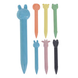 Animales de crayones de cera, 6st.