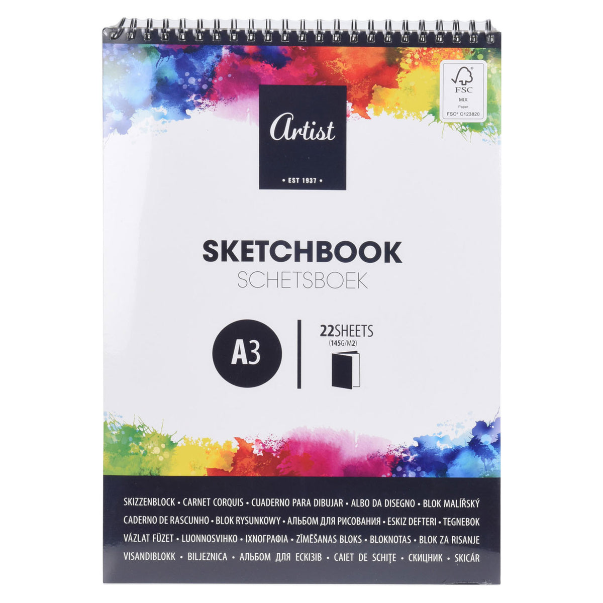 Sketchbook A3, 22 hojas