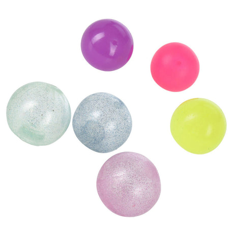 Bolas para apretar de color pegajoso, juego de 3