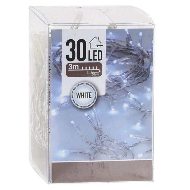 Iluminación LED blanca, 30 luces