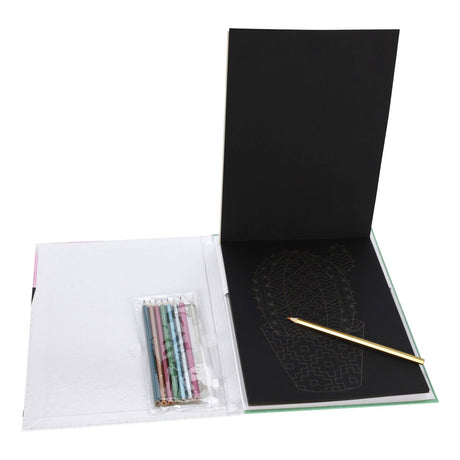 Libro para colorear Koopman con 8 lápices: juguetes creativos para niños.