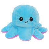 Pulpo de peluche reversible
