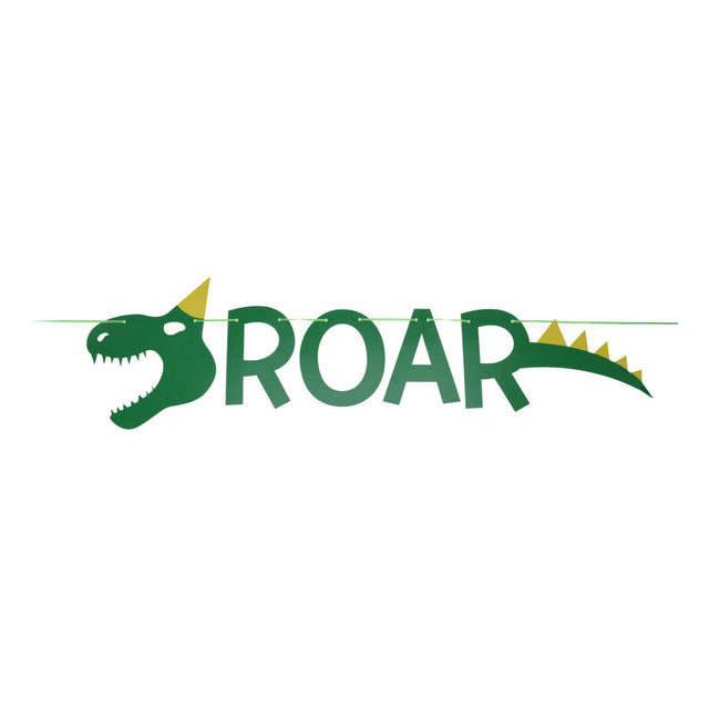 Línea de bandera rugido de dinosaurio, 1mtr.