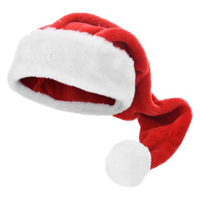 Gorro de Papá Noel de peluche, 70 cm