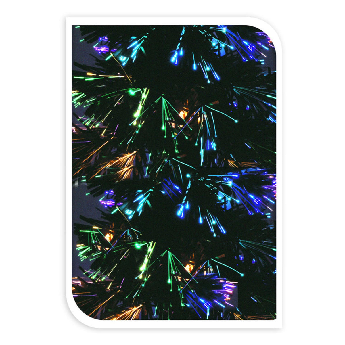 LED de fibra de árbol de Navidad, 45 cm