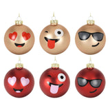 Navidad Bauble Glaszicht, 12º.