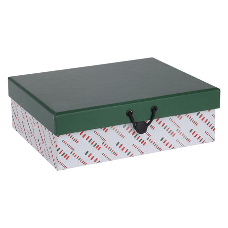 Koopman caja de regalo, paquete de regalo de Navidad, juego de cartón de 3 unidades, multicolor.