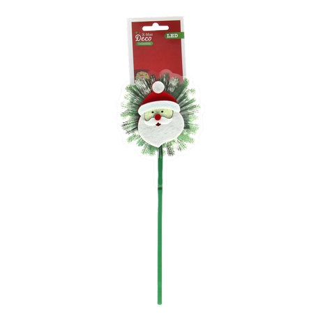 Enchufe navideño con figura navideña LED