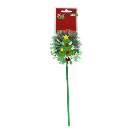 Enchufe navideño con figura navideña LED