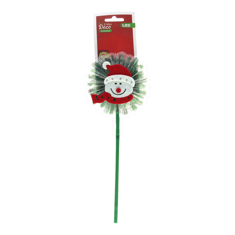 Enchufe navideño con figura navideña LED