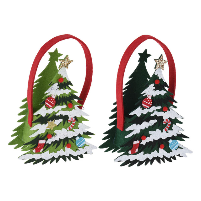 Bolsa de fieltro árbol de Navidad