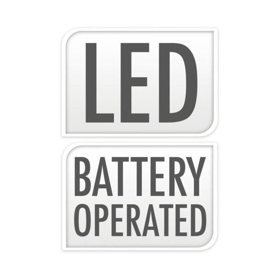 Pueblo navideño con LED, 10 uds.