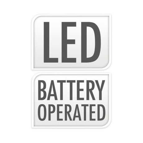 Pueblo navideño con LED, 10 uds.