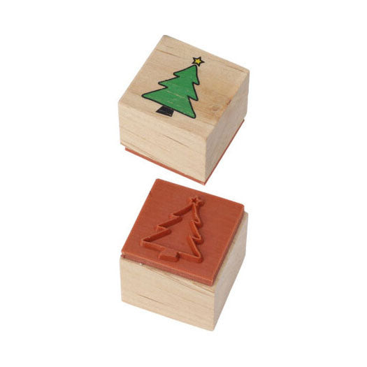 Set de sellos de madera Navidad, 20dlg.