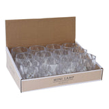 LED TEALIGHT transparente, 12º.